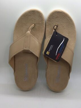 Spenco Total Support Women's Tan Thong Sandals